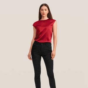 Lilysilk Cap Sleeves Silk T Shirt